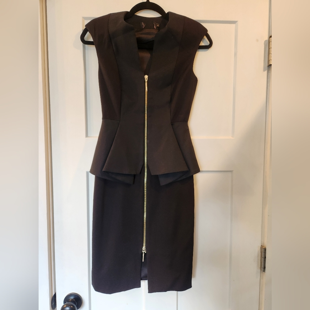 Ted Baker London Jamthun Peplum Size 0 Cocktail Dress